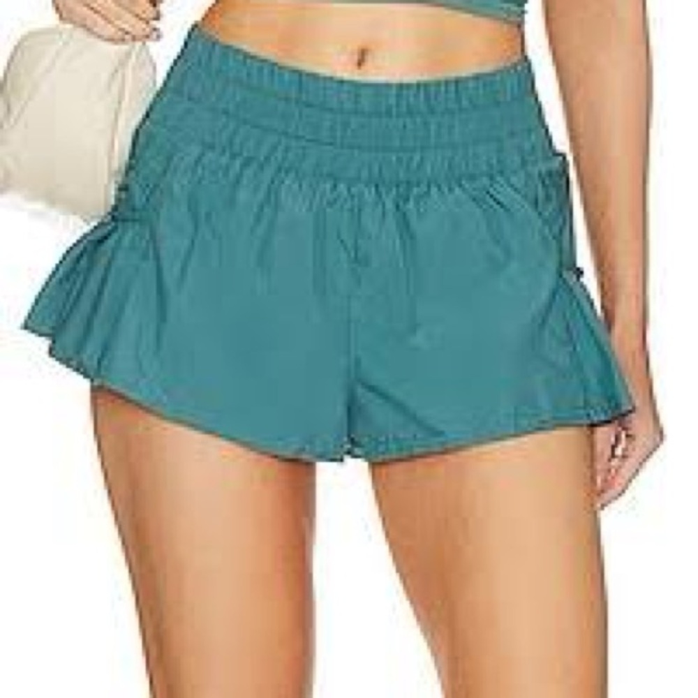 FP Movement by Free People Teal Athletic Shorts